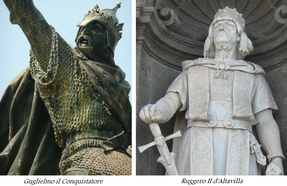 Guglielmo il Conquistatore e Ruggero II dAltavilla