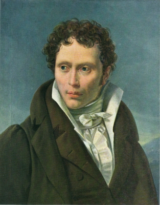 Arthur Schopenhauer Portrait by Ludwig Sigismund Ruhl 1815