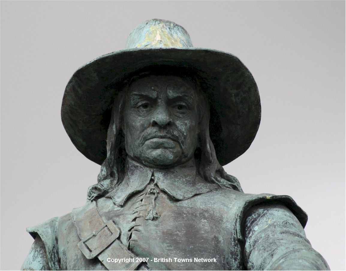 Gran Bretagna Oliver Cromwell statua St. Ives in Cambridgeshire