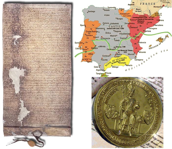 Magna Charta Regni Iberici Bolla doro