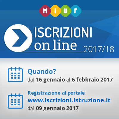 Infografica iscrizioni on line 20172018