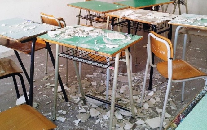 PSN Crollo soffitto Scuola